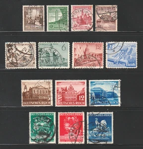 Germany, 1938-41 Commemoratives, Used/Unused, Scott #s 486 | 505, 14 Different - Picture 1 of 2
