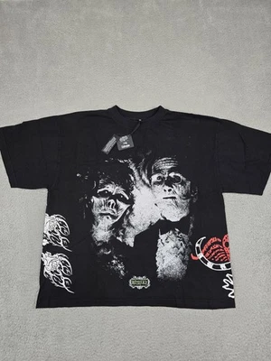 Camisa Beetlejuice del Régimen Civil Para Hombres Grande Negra Camiseta Gráfica Lado a Lado Nueva Foto 1 de 4