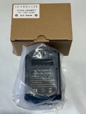 Icybreeze Lithium Ion Rechargeable Battery ONLY 1313A-10AHBTT 12V 10Ah BRAND NEW