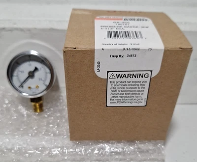 DeVilbiss GA-355 Pressure Gauge DAD-503 Breathable Air Filtration Unit 30# 1.5 - Image 1 of 4