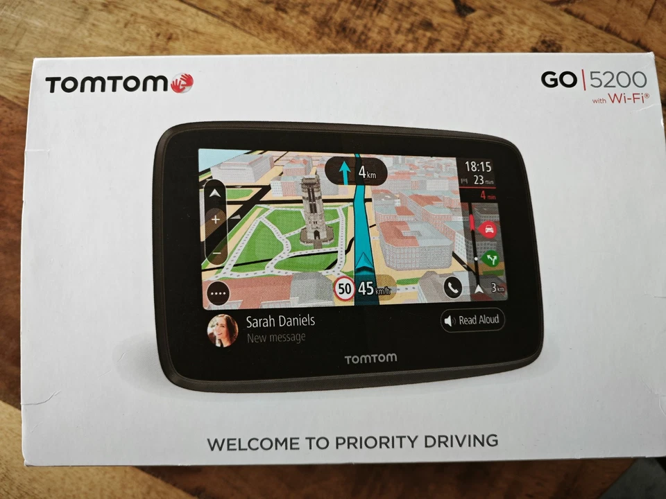 TomTom GO 5200 WiFi 5 Zoll PKW Navi Weltweit - Bild 1 von 4