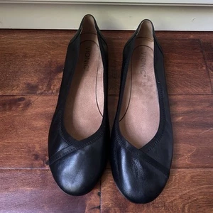 Vionic Caroll Damen-Ballerinas Größe 10 schwarz bequeme Leder-Slipper - Bild 1 von 9