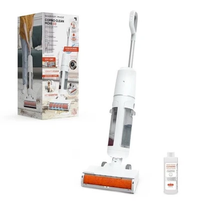 Sharper Image Combo Clean Move 03 Cordless Wet & Dry Stick Vacuum - White - New - Image 1 of 4