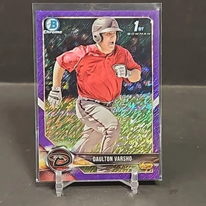 2018 Bowman Chrome 1st Daulton Varsho Purple Shimmer Refractor 147/655 #BCP198 - Picture 1 of 2