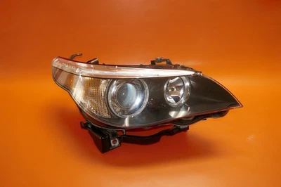 BMW 528 HEADLIGHT RIGHT PASSENGER 2006 2007 BI-XENON 525 530 E60 OEM - Image 1 of 4
