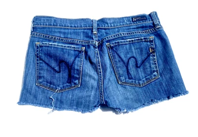 Citizens of Humanity Kelly#001 women’s cut off blue denim stretch short -Size 27 - Image 1 of 4