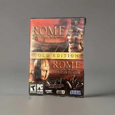 Rome Total War GOLD EDITION PC Game Barbarian Invasion Computer Inserts & Code - Image 1 of 4