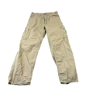 Polo Ralph Lauren Brown VTG Cargo Military Fatigue Pant Size Men’s 33x30 - Picture 1 of 6