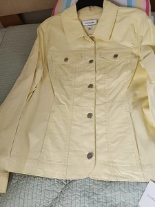 Croft&Barrow Large Jacke, hellgelb. Kragen, Taschen & Knopfleiste.  - Bild 1 von 7