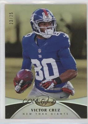 2013 Certified Mirror Gold /25 Victor Cruz #118 - Image 1 of 2