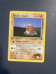 Brock’s Diglett 67/132 Gym Challenge 1° Edizione NM - Foto 1 di 1