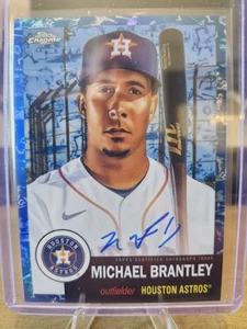 2022 Topps Chrome Platinum Michael Brantley Number Match Auto 23/99 - Picture 1 of 2