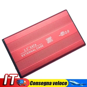 Guscio in lega di alluminio con scatola per disco rigido mobile esterno SATA USB - Afbeelding 1 van 8