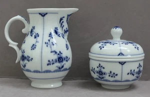 Heinrich Amalienburg Zuckerdose und Sahnekännchen Höhe 11 cm Villeroy & Boch - Picture 1 of 6