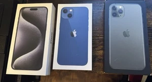 Lot Of 4 Assorted Apple EMPTY Boxes iPhones. - Photo 1 sur 4