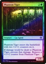 Phantom Tiger FOIL Iconic Masters NM Green Common MAGIC MTG CARD ABUGames