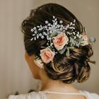 Crystal Rhinestone Bridal Hair Comb Sparkly Handmade for Bridesmaids Hair