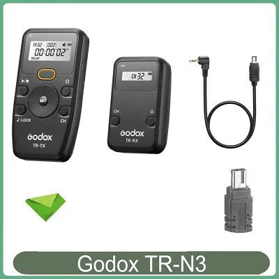 Godox TR-N3 Wireless Timer Remote Control for Nikon D750,D610,D600,D7500,D7200  - Image 1 of 4
