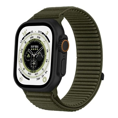 For Apple Watch Series 10 9 8 7 6 5 4 Ultra SE Nylon Weave Adjustable Strap Band - Image 1 of 4