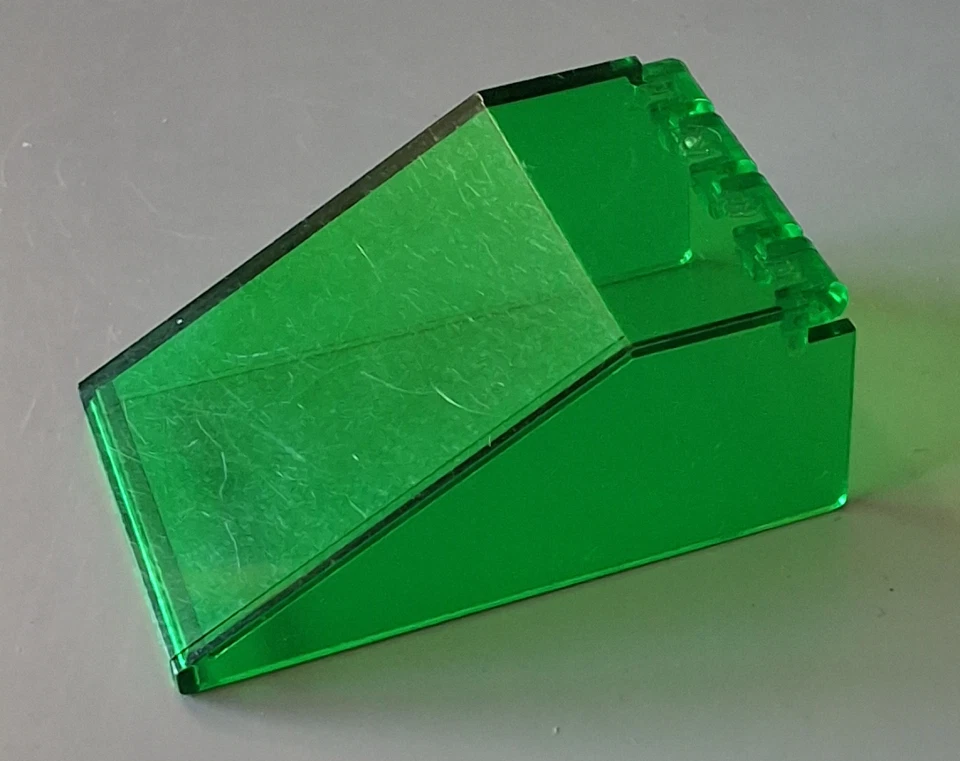 Lego Cockpit Panel 6x4x2 transparent grün 4474 Zubehör 6940 6891 1580 6952 - Bild 1 von 1