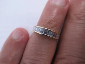 18 Karat Gold Diamant Hochzeitsband Diamant = 1,05 Karat F-SI1/VS2 Wert = 5.750 $ - Bild 1 von 8