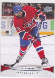11/12 UD...P.K. SUBBAN...CARD #102...CANADIENS...FREE COMBINED SHIPPING - Picture 1 of 1