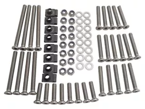 Kit de tornillos para bisagra de puerta Land Rover Defender delanteros y traseros de acero inoxidable DA1133 - Imagen 1 de 1