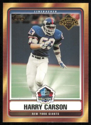 2006 Topps Hall of Fame Tribute #HC Harry Carson - Image 1 of 2