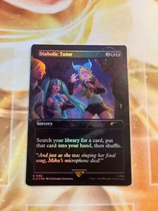 Diabolic Tutor FOIL NM Secret Lair Hatsune Miku - Picture 1 of 2