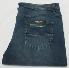 Kenneth Cole New York Men's Stretch Denim Tapered Fit Jeans Size W44XL32