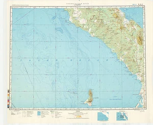 Russian Soviet Military Topographic Maps - CEDROS ISL. (Mexico), 1:500K, ed.1983 - Picture 1 of 4