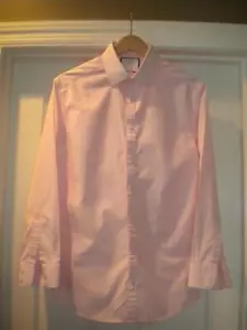CHARLES TYRWHITT SHIRT ROSA GINGHAM KARIERT XSLIM L/SL 16/33 neu ohne Etikett - Bild 1 von 3