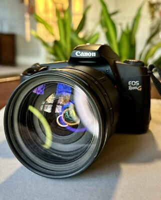 Винтажная пленочная камера CANON EOS REBEL G 35 мм SLR с зум-объективом Tamron и ремешком - Изображение 1 из 4