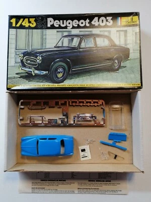 Kit Heller Peugeot 403 scala 1/43 obsoleto - Immagine 1 di 3