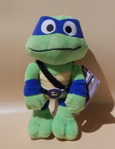 "NUEVO 2023 TMNT Teenage Mutant Ninja Turtles Mutant Mayhem Leonardo Peluche 8" - Imagen 1 de 4
