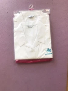 Girls Longfield Academy Twin Pack School S/ Sleeves Blouses Size 44”Chest - Picture 1 of 1