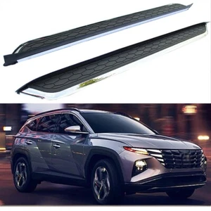 Fits for Hyundai 4TH Tucson NX4 2022 Running Boards Side Steps Pedals Nerf Bar - Picture 1 of 12
