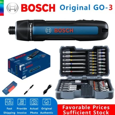 Electric Screwdriver Bit Set Bosch Go3 Gun Rechargeable 360rpm Portable Home Use - Image 1 of 4