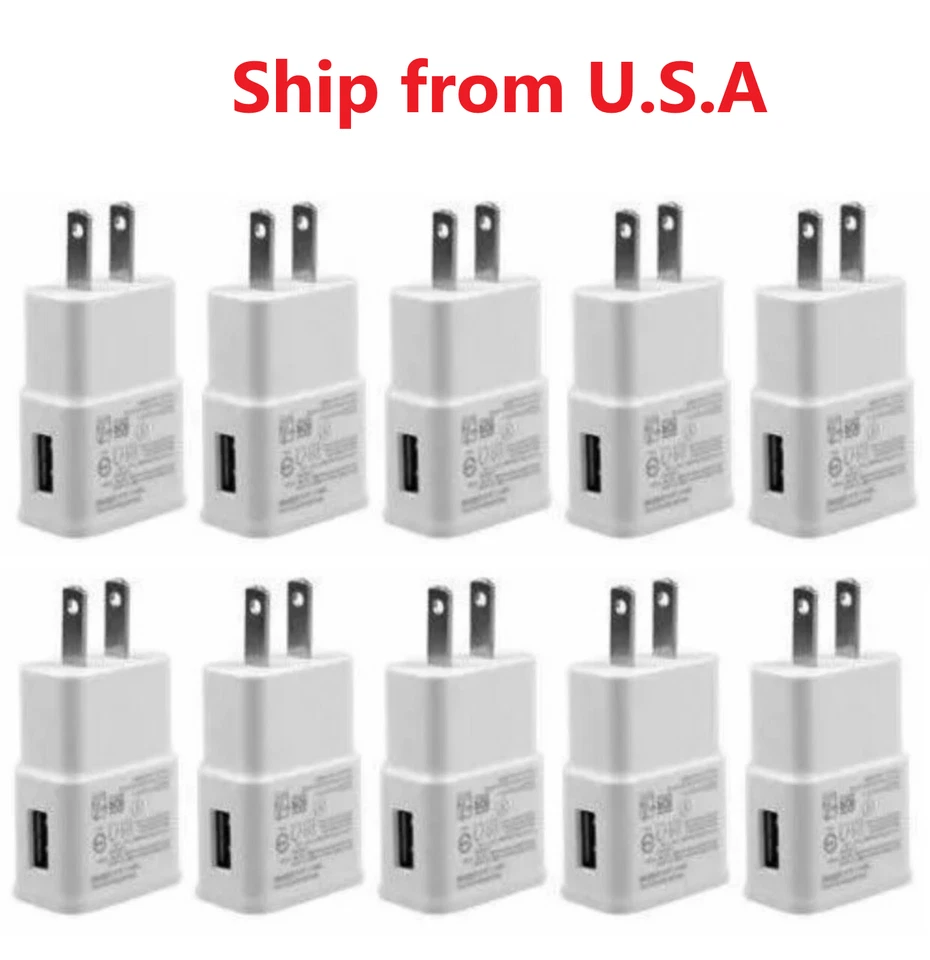 Cargador de carga de viaje de pared 10x 2A para Samsung LG MOTO HTC Blackberry Universal Foto 1 de 1