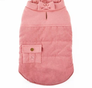 YOULY The Trailblazer Pink Corduroy Dog Vest, XX-Large - Picture 1 of 6