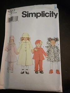 Kinder Mantel Jacke Hose Schnittmuster Sie wählen Gr. 2-6X Simplicity 4833/8352 OOP - Bild 1 von 2