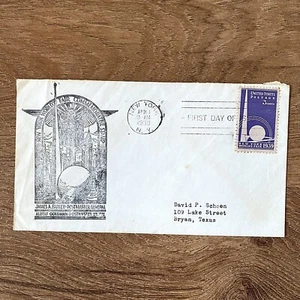 Sobre vintage 1939 Feria Mundial de Nueva York con sello primer día de emisión - Imagen 1 de 7