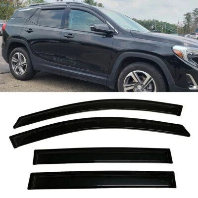 Apto para GMC 2018-2023 Terrain Ventana Viseras Ventilación Solar Parasol Lluvia Viento Protector Humo Foto 1 de 4