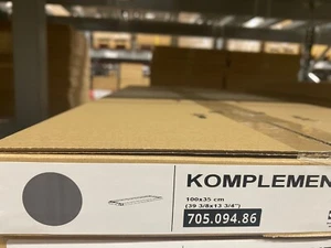 Neu Ikea KOMPEMENT Ausziehtablett, dunkelgrau, 100x35cm, 705.094,86 - Bild 1 von 1