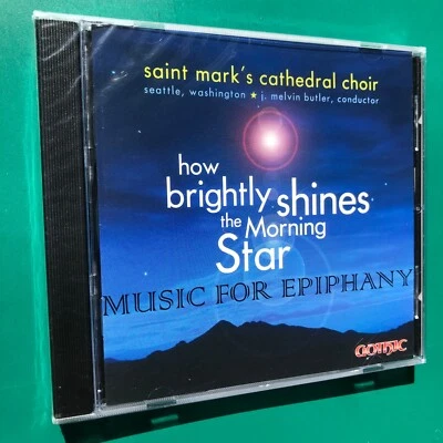 St Mark's Cathedral Choir HOW BRIGHTLY SHINES THE MORNING STAR CD Seattle SEALED Foto 1 de 4