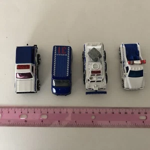 Matchbox On Patrol 4 Cars - Missing BMW Police Car (SEE BELOW FOR DETAILS) - Picture 1 of 8