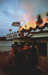 USA Delta Queen Calliope Vintage Postkarte B145 - Bild 1 von 2