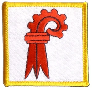Aufnäher Schweiz Kanton Basel-Land - 7 x 7 cm - Bild 1 von 1
