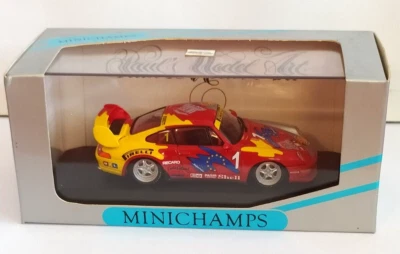 MINICHAMPS 1:43 DIE CAST AUTO PORSCHE 911 SUPER CUP  1995 ART 430956501 - Immagine 1 di 4