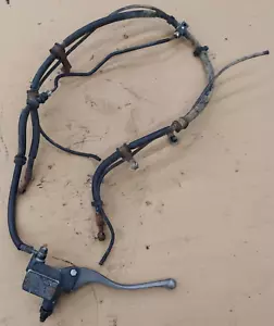 Used Honda FRONT BRADE MASTER CYLINDER 45510-HN5-671 & LEVER OEM Rancher 350 fe - Picture 1 of 6